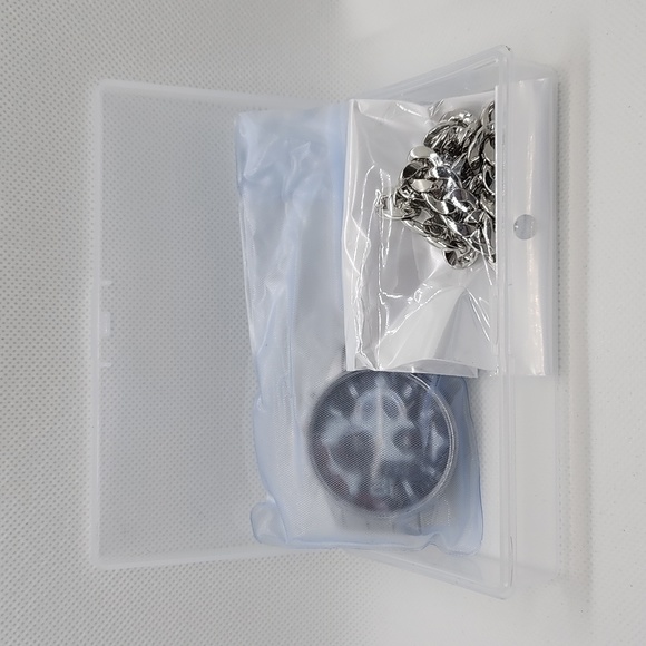 Men's Triple Dial Quartz Silver Tone Watch & Bracelet Set - Picture 11 of 11